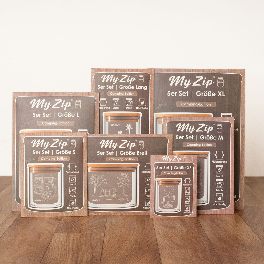 MyZip-Beutel | Limitierte Camping Edition | Einzel-Sets