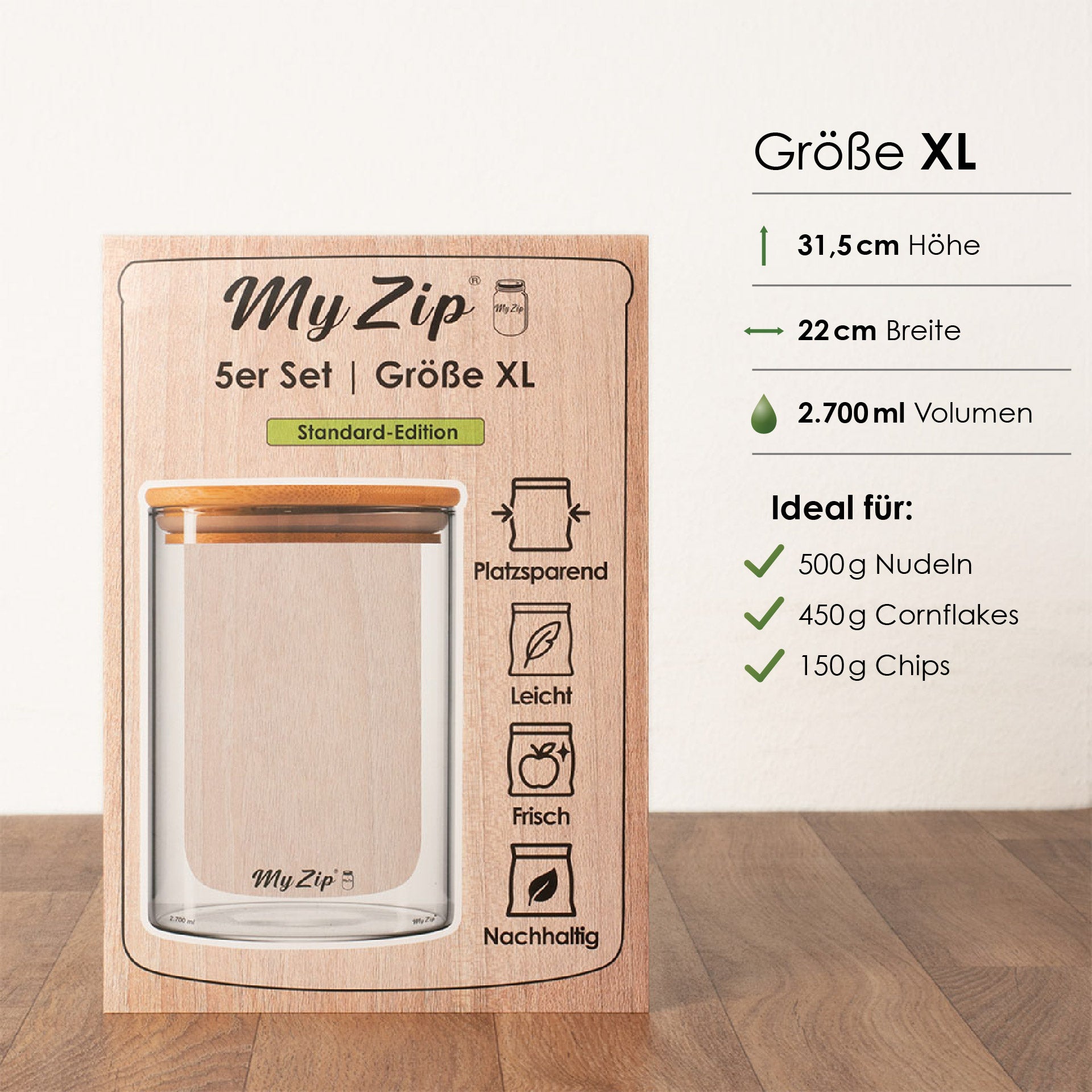 MyZip-Beutel | Standard-Edition | Einzel-Sets